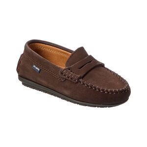 Atlanta Moccasin Leather Shoe, Brown